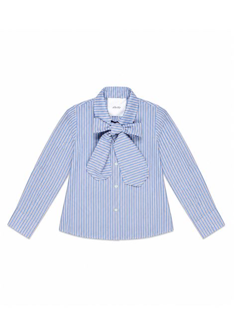 Camicia con fiocco Lù-Lù BY MISS GRANT | LL4720RIG AZ
